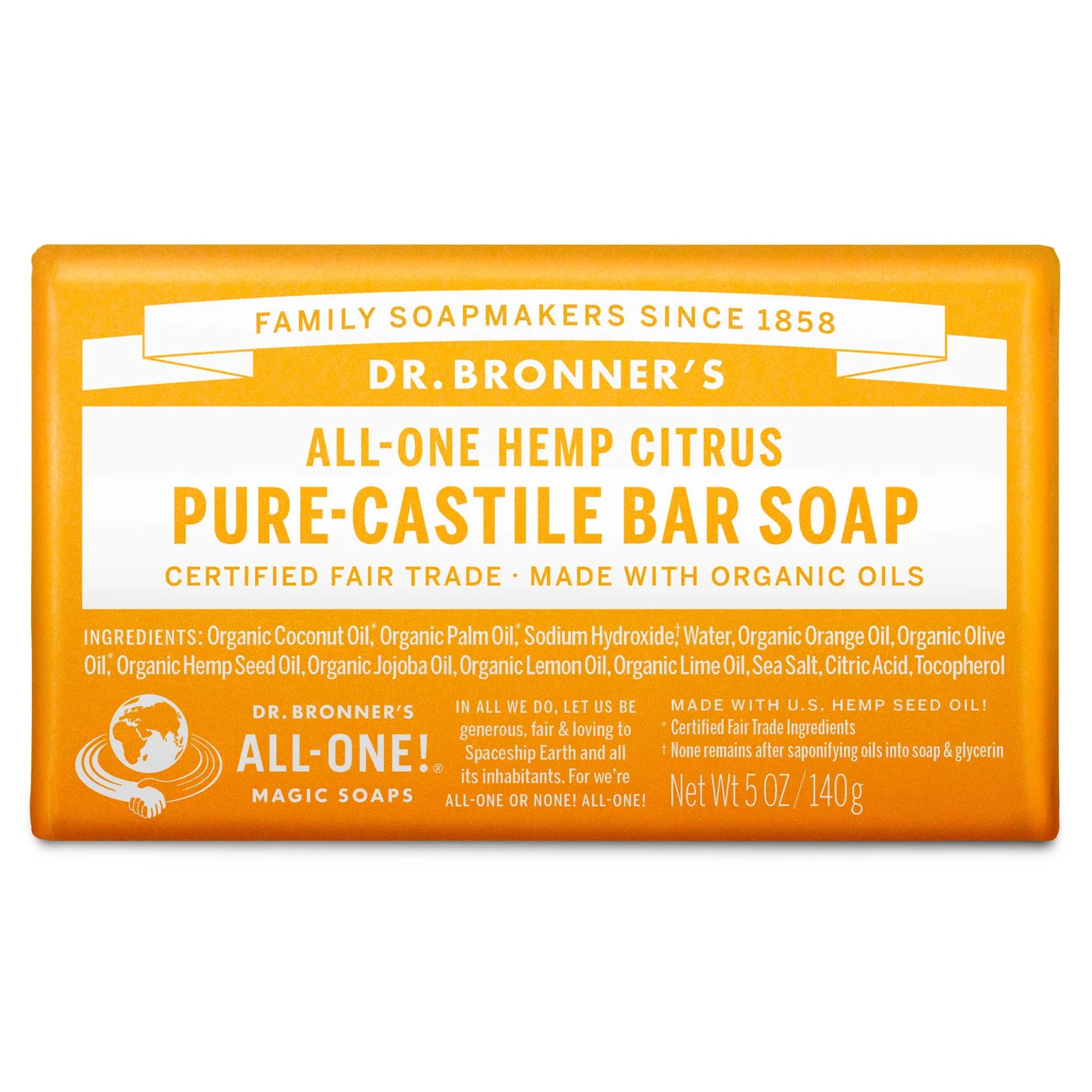 Dr Bronner Bar Citrus