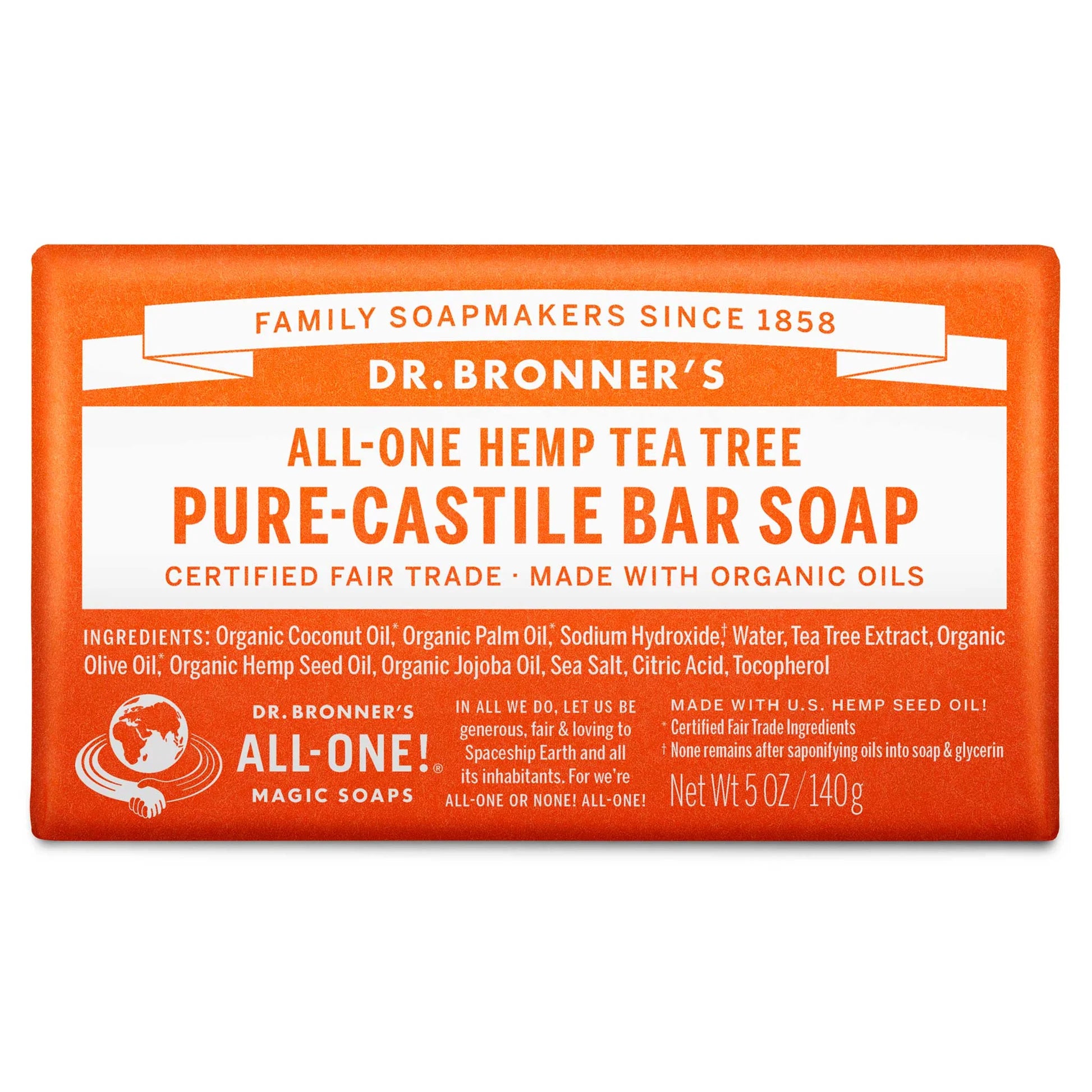 Dr Bronner Bar Tea Tree